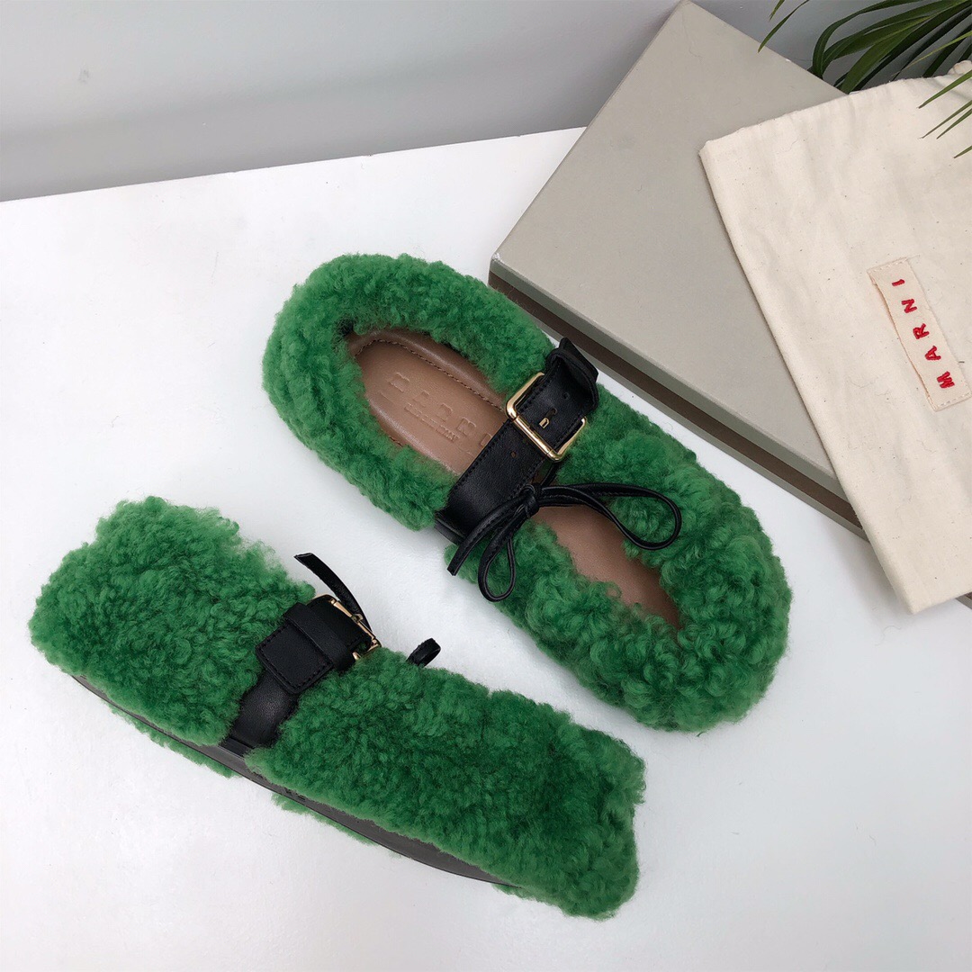 마르니 양털슈즈
