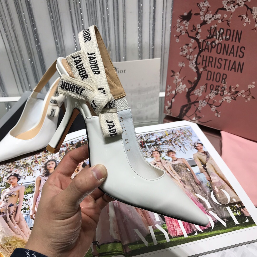 디올 슬링백 화이트 10cm