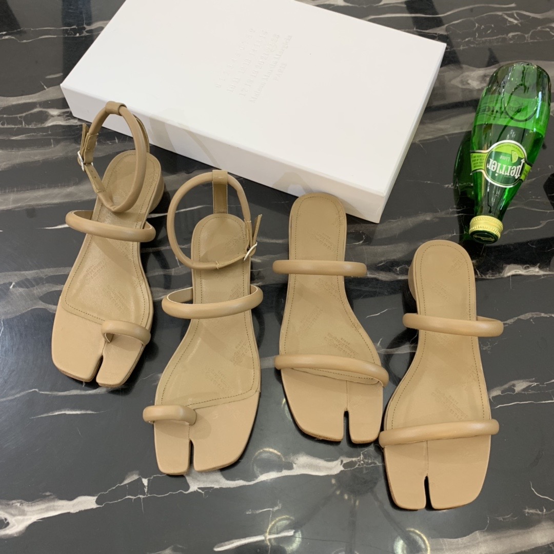 메종 마르지엘라 타비 플랫 샌들