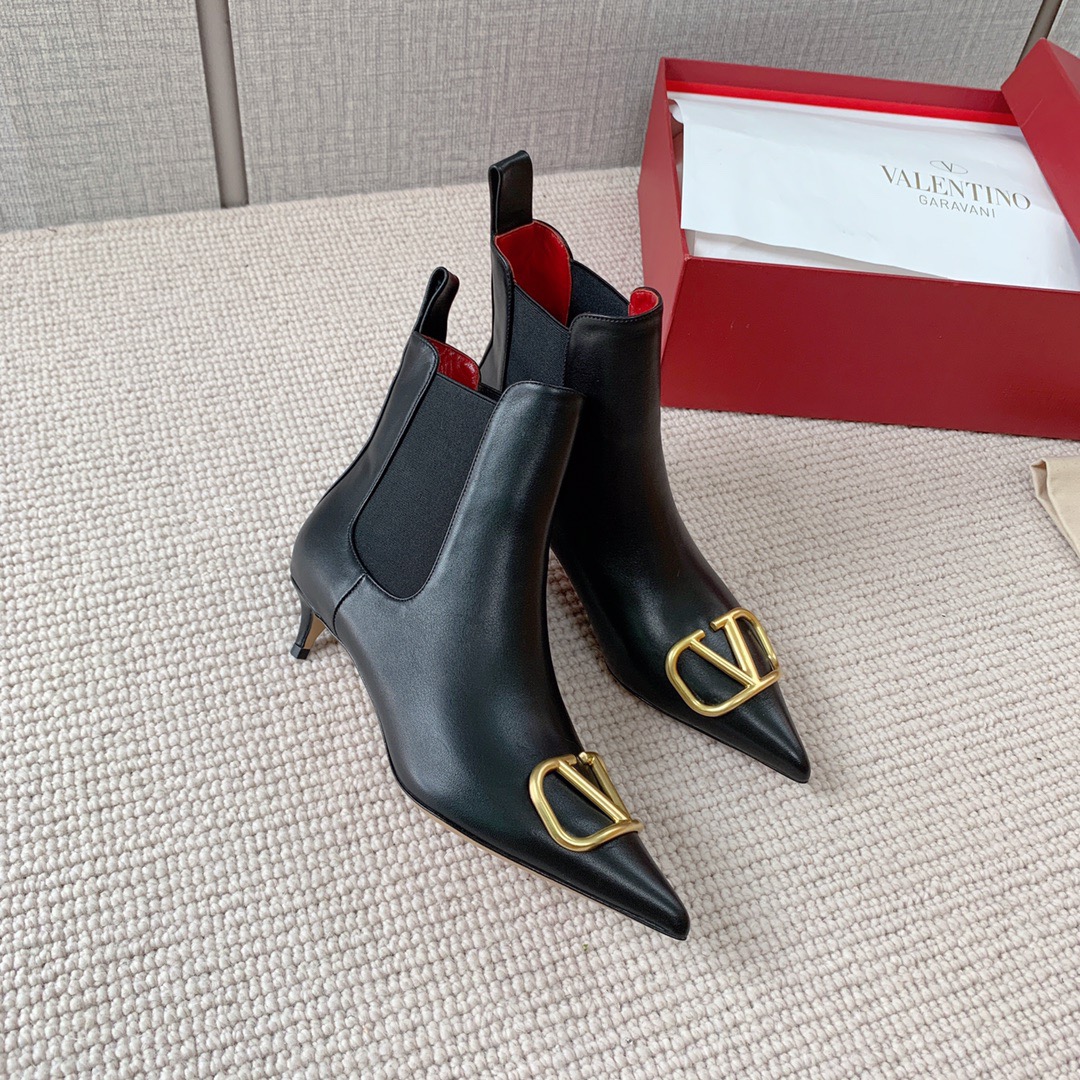 발렌티노 브이 부츠 4cm