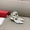 발렌티노 로만스터드 뮬 펌프스 4cm