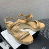 샤넬 웨지 트위드 9cm