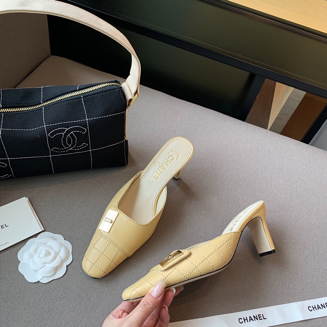 샤넬 빈티지 뮬 6cm