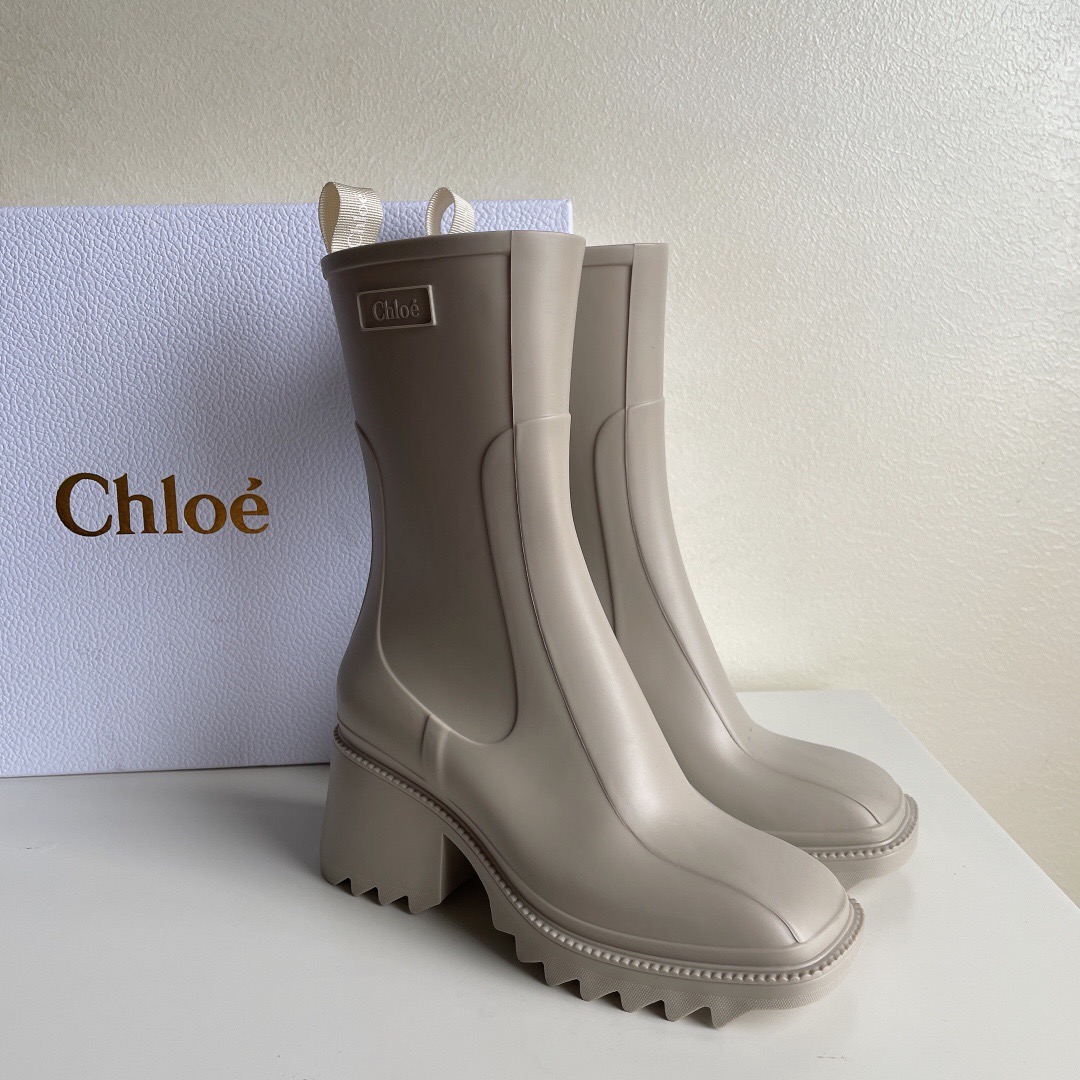 끌로에 pvc 레인부츠 5cm
