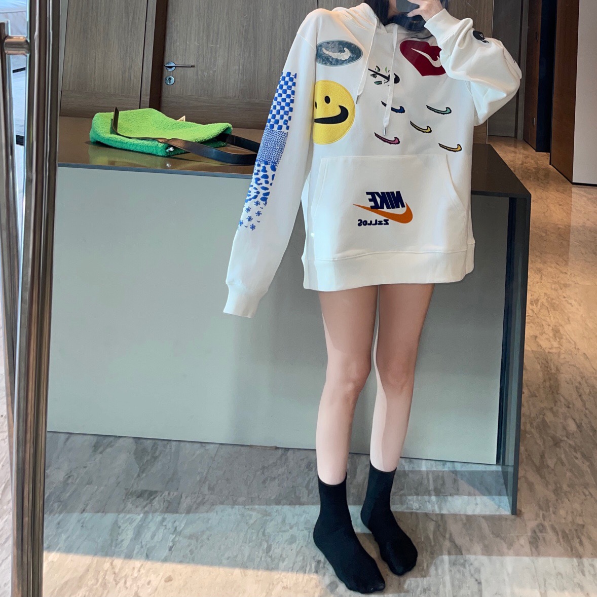 나이키 후드티