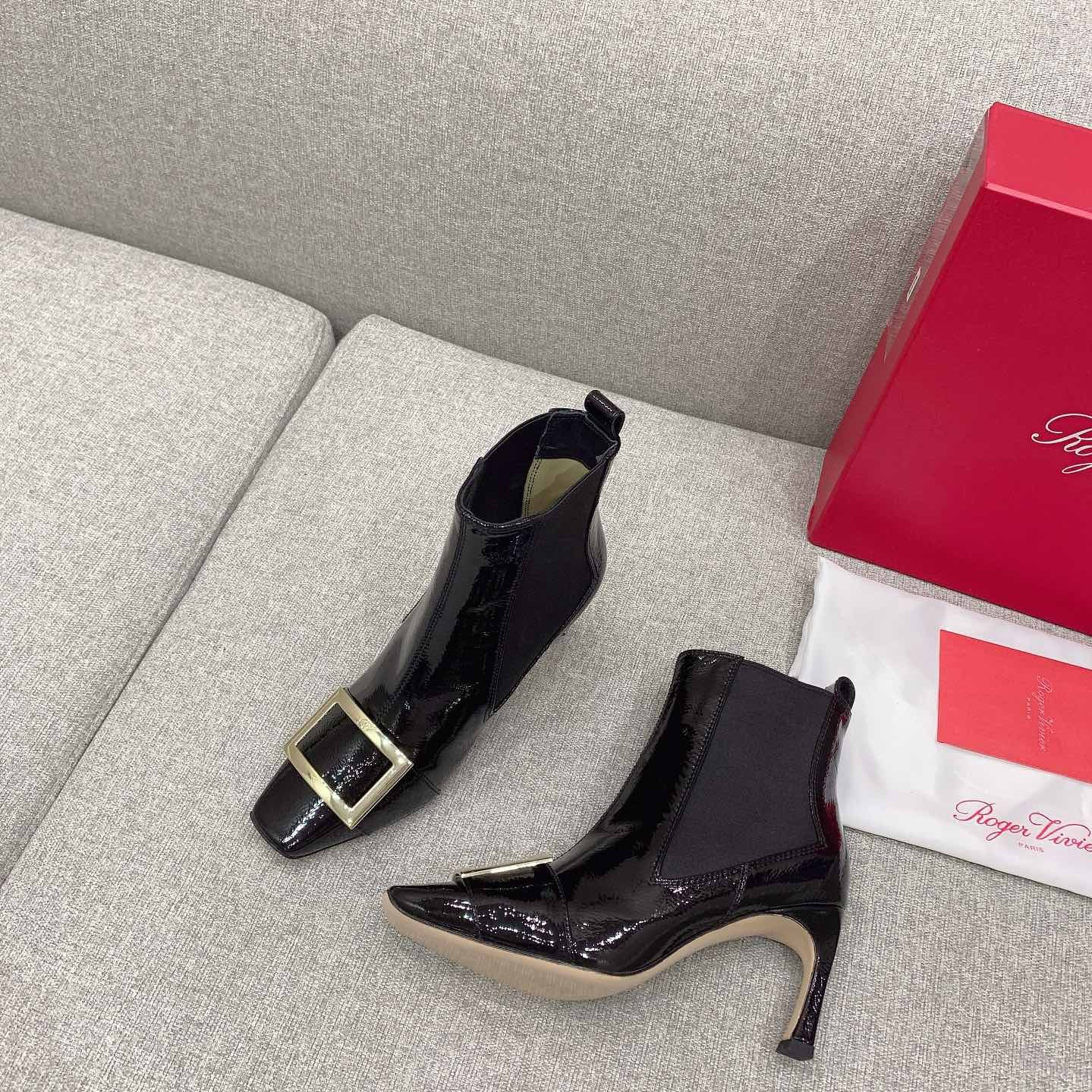 로저비비에 첼시 트럼펫 부츠힐 7cm