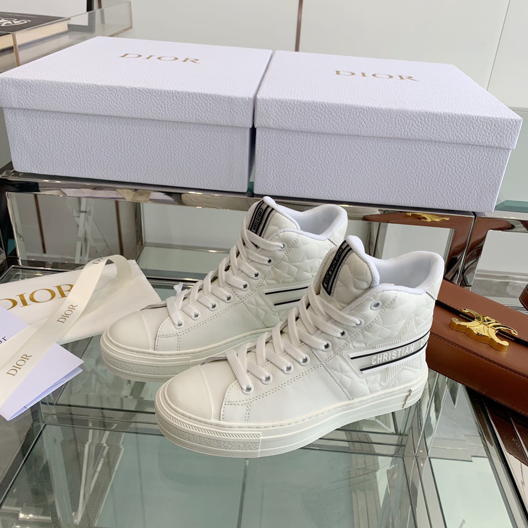 디올 스타 하이탑 스니커즈