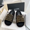 샤넬 CC로고 니트 뮬 슬리퍼