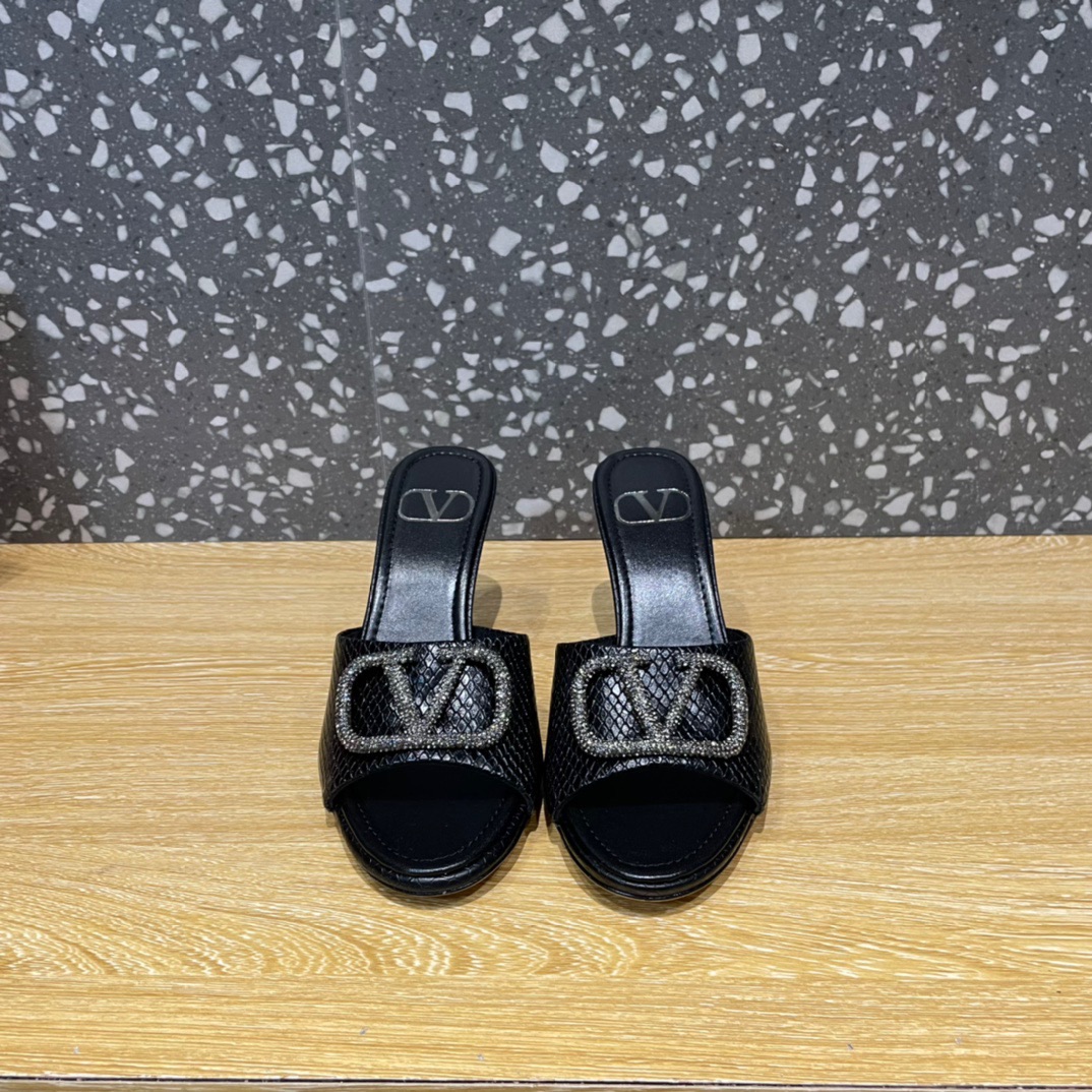 발렌티노 브이링 뮬 힐 8cm