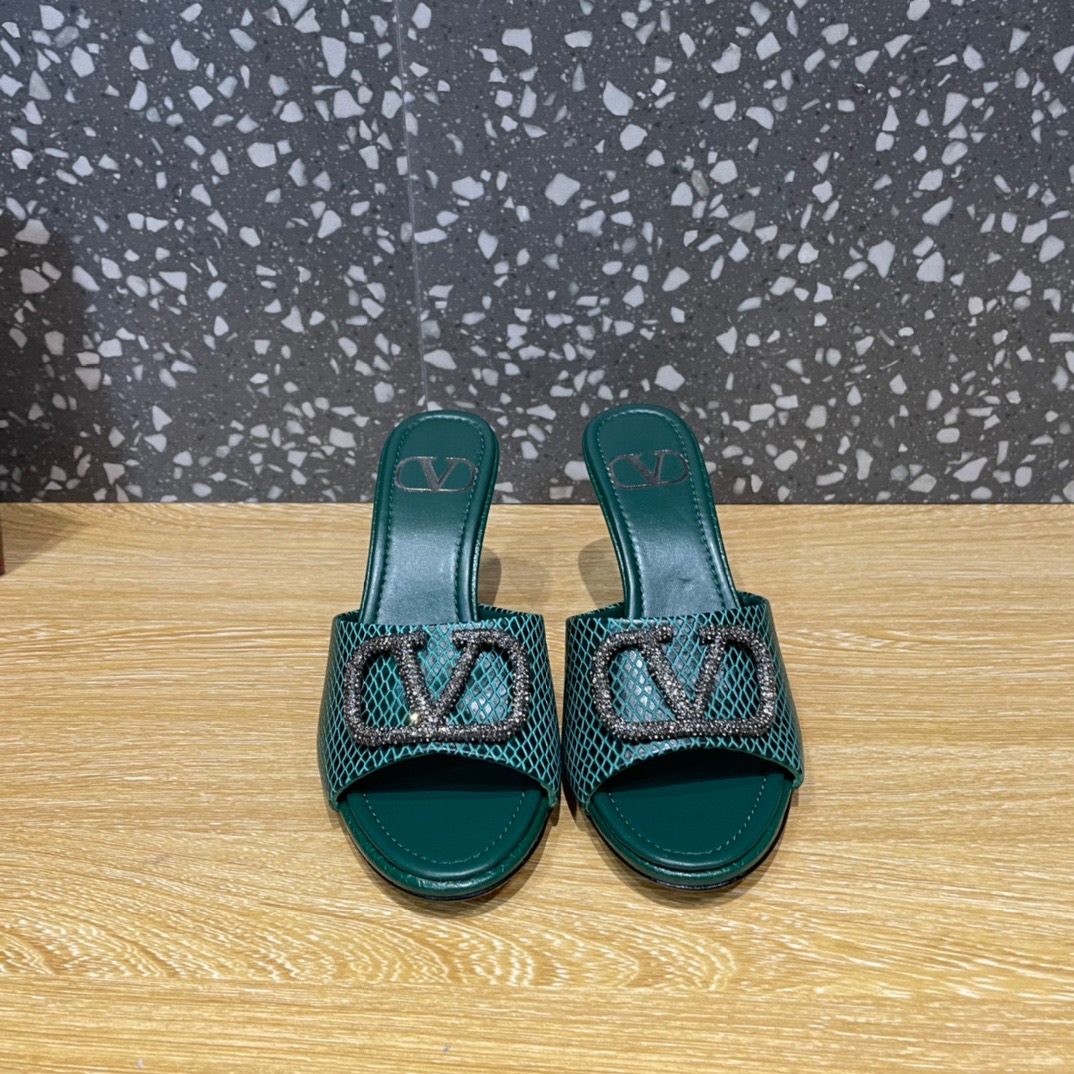 발렌티노 브이링 뮬 힐 8cm