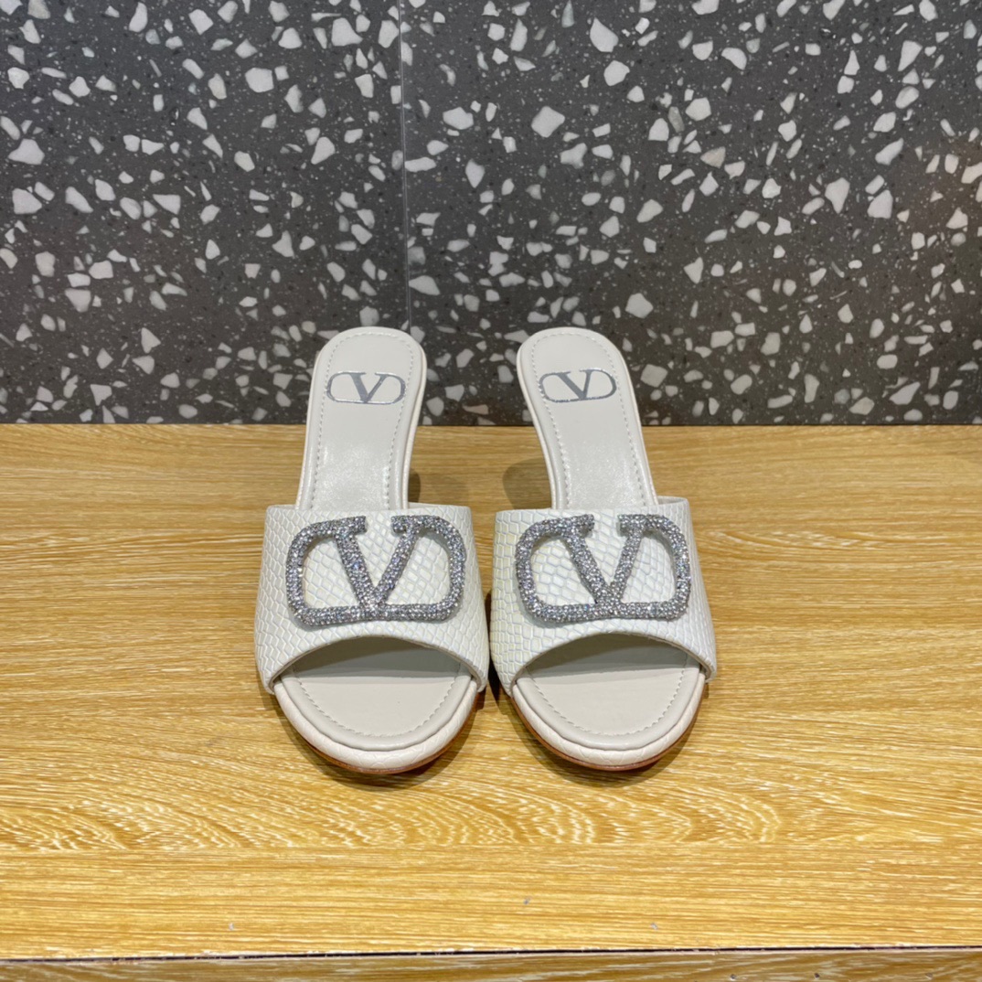 발렌티노 브이링 뮬 힐 8cm