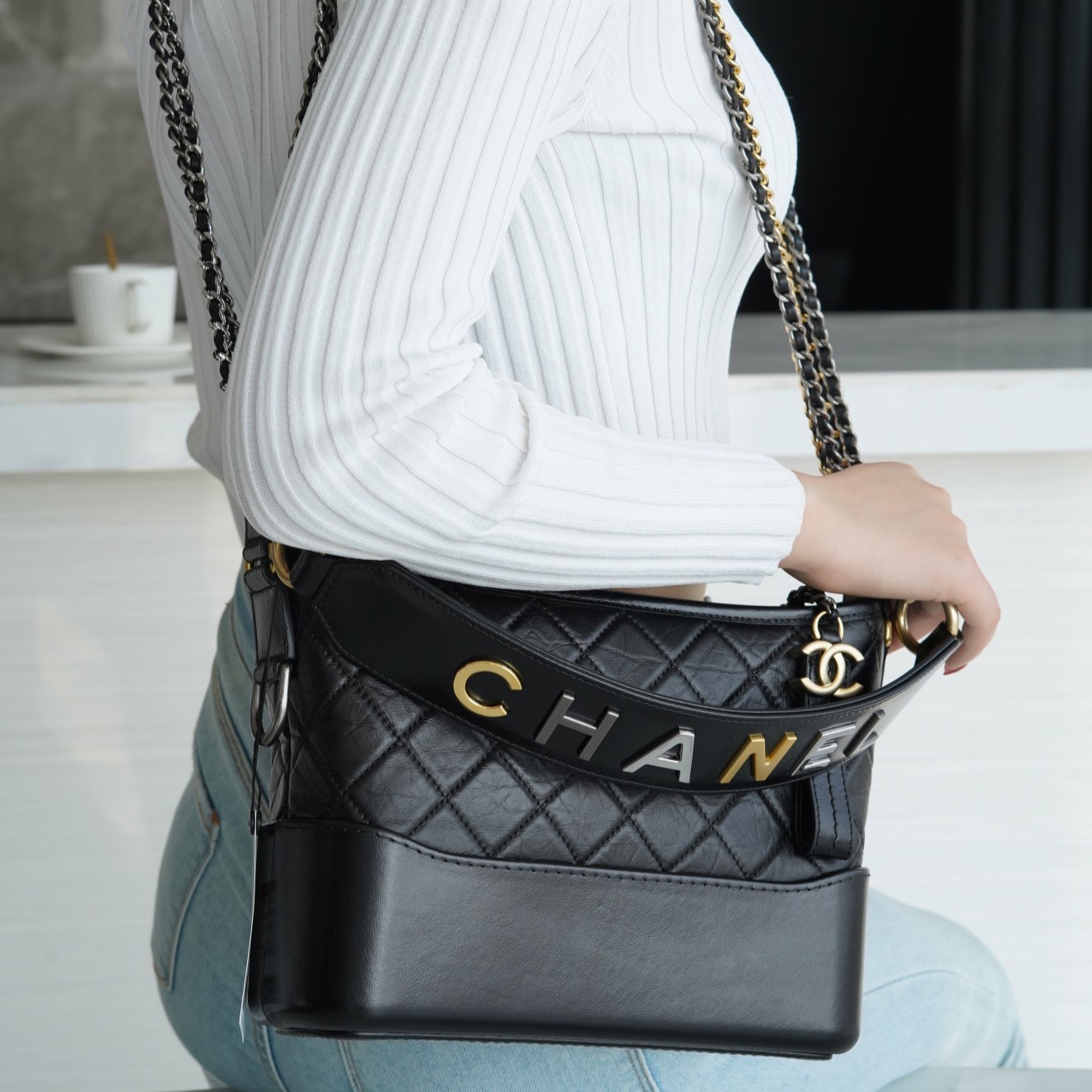 샤넬 가브리엘 호보백 25cm