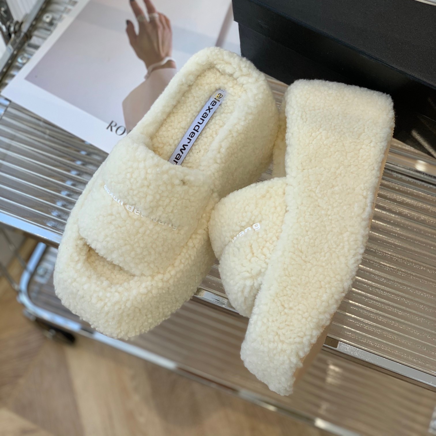 알렉산더 왕 플랫폼 슬리퍼