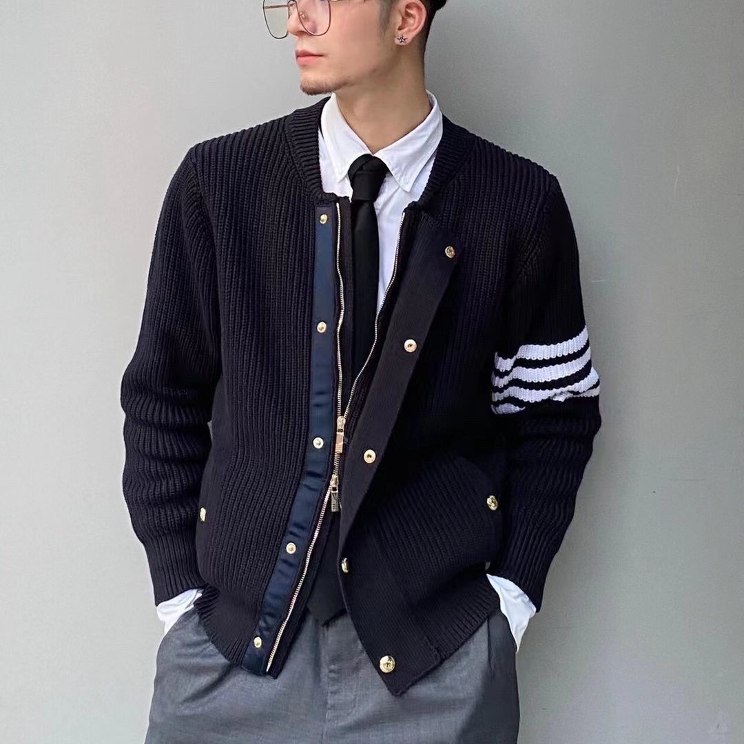 톰브라운 니트 자켓