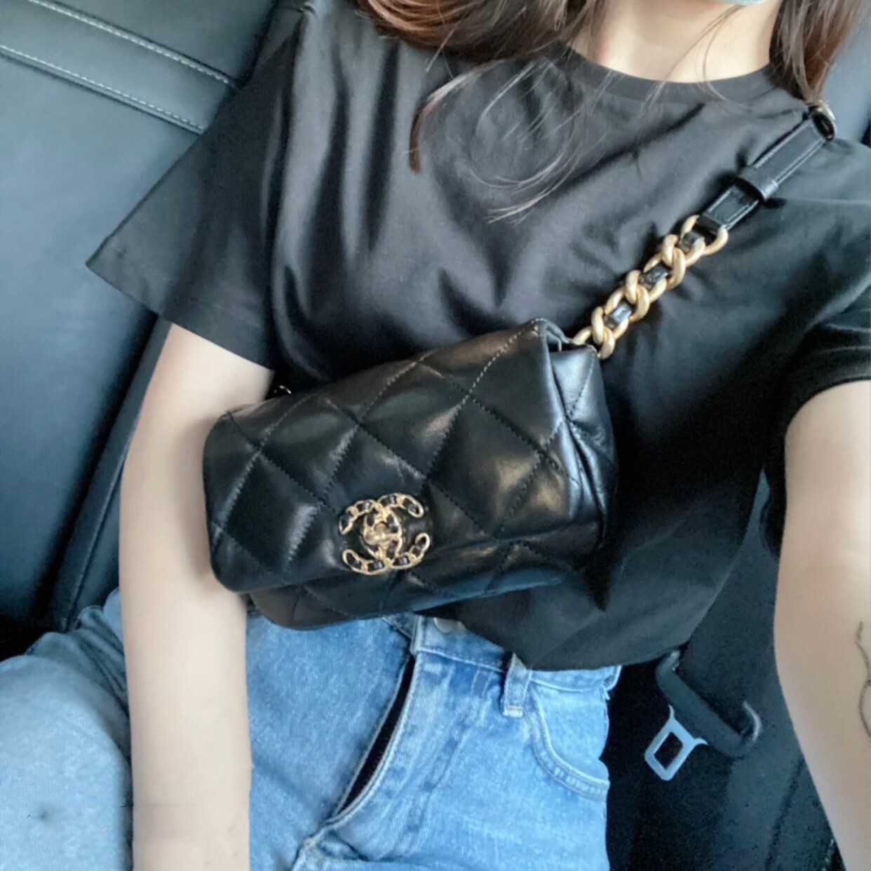 샤넬 19백 20cm