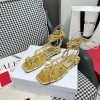 발렌티노 ROCKSTUD NET 키드스킨 샌들
