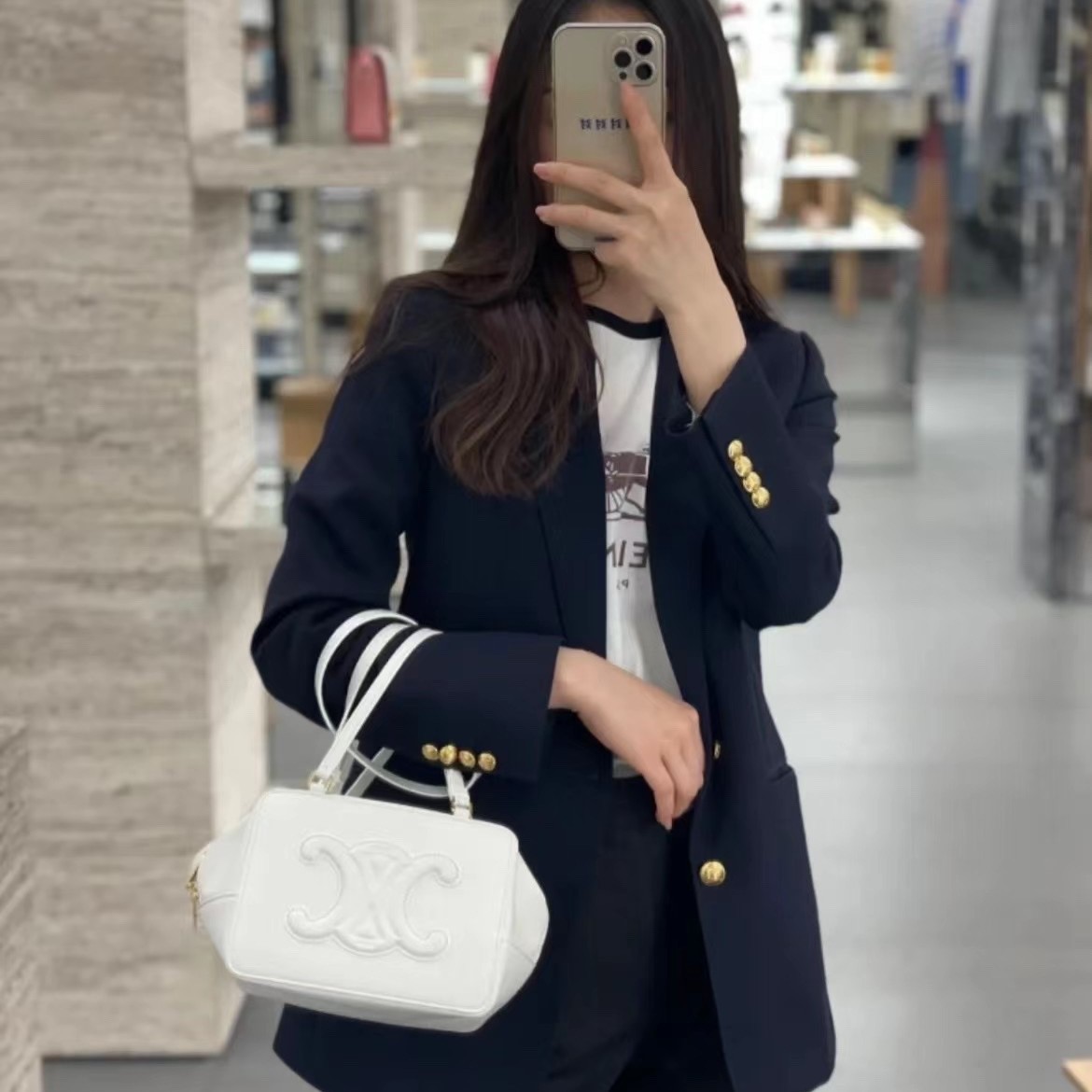 셀린느 폴드형 큐브백