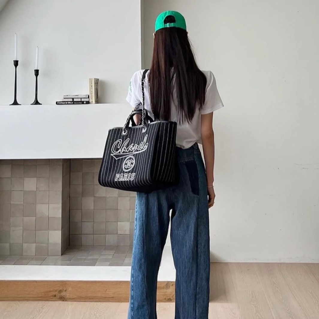 샤넬 라지 쇼핑백