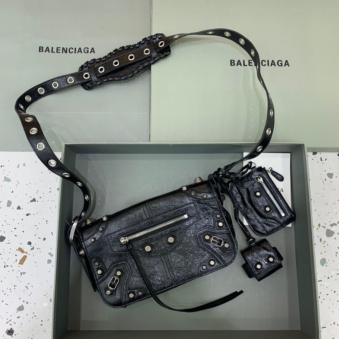 발렌시아가 LE CAGOLE MEN XS 플랩 백