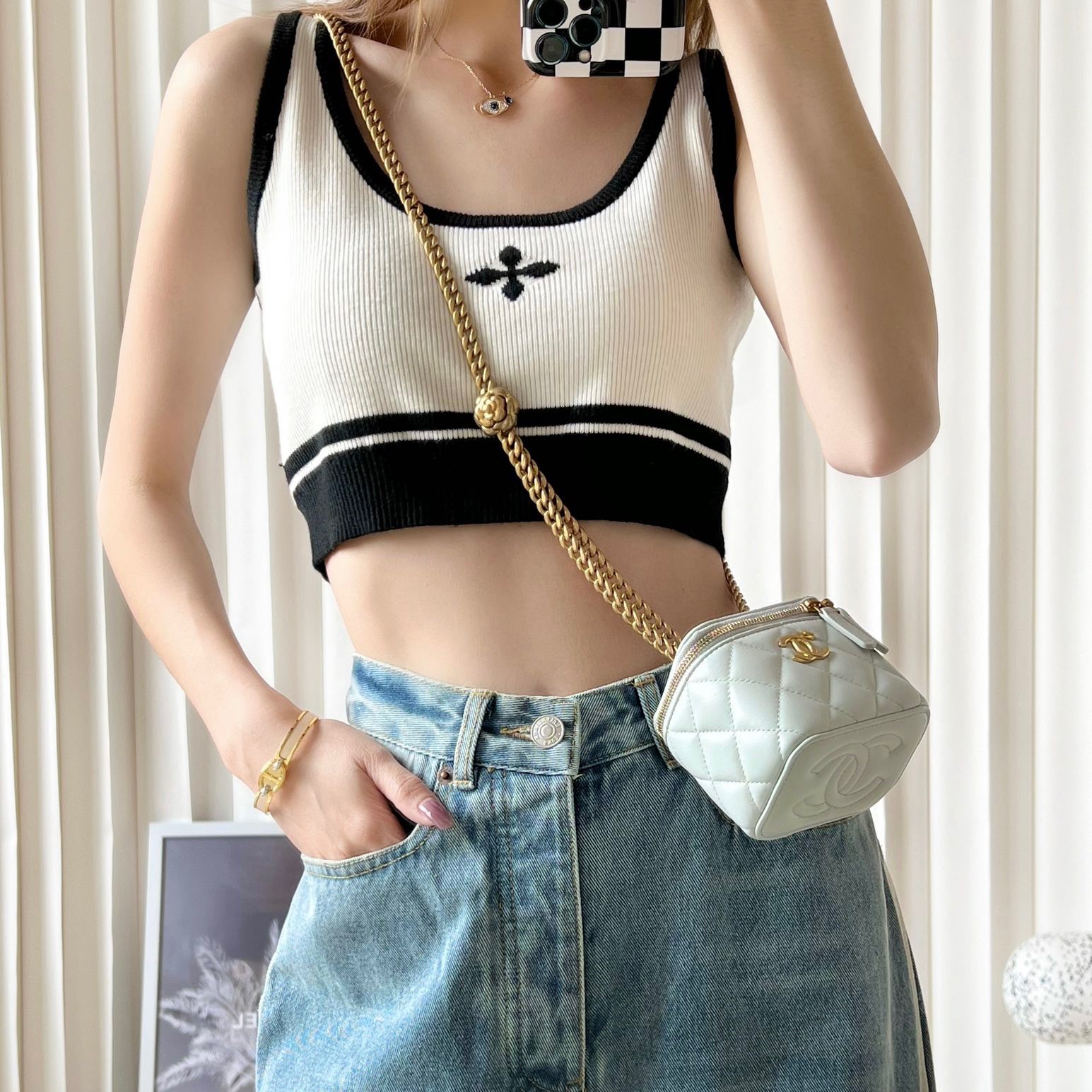 샤넬 스몰 코스메틱 케이스