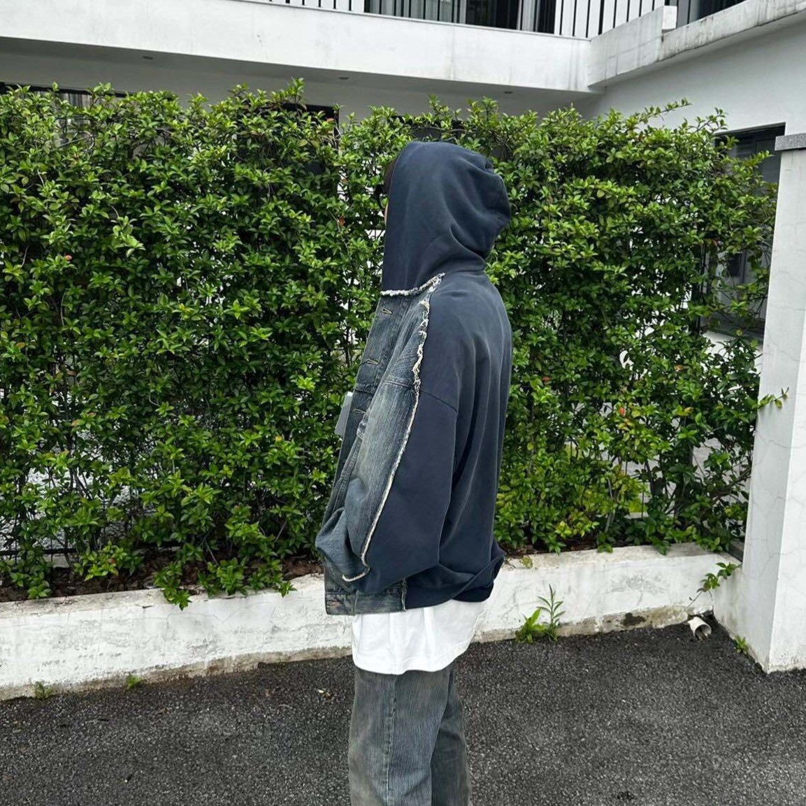 발렌시아가 PARIS HYBRID 후드 재킷