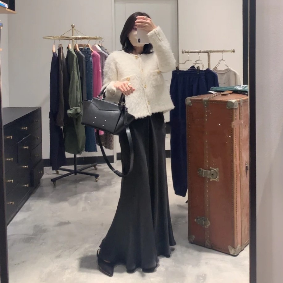 메종마르지엘라 Snatched 레더 클러치 36cm
