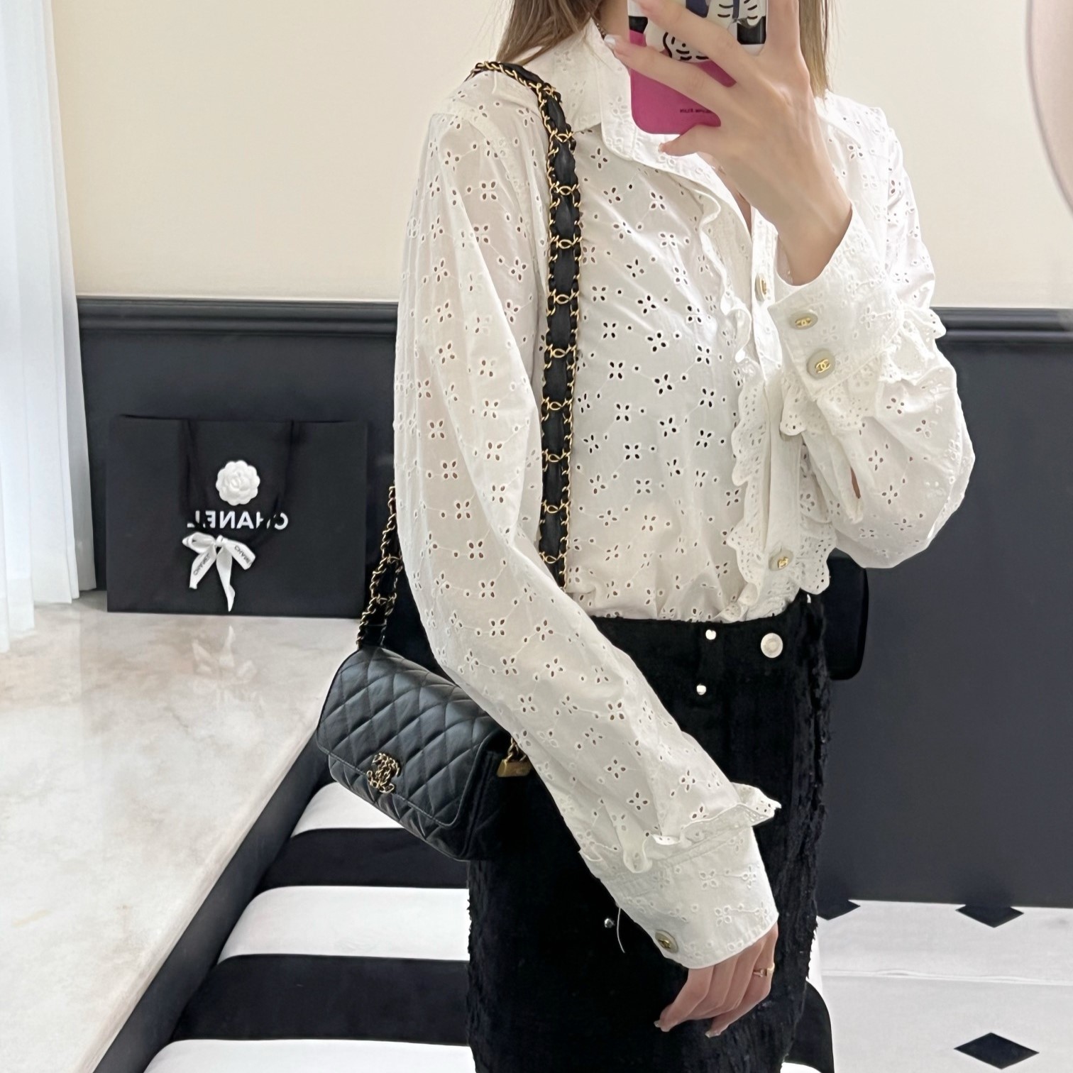 샤넬 미니 플랩백 18cm