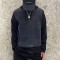 지방시 메쉬와 코튼 레이어드 후드 티셔츠