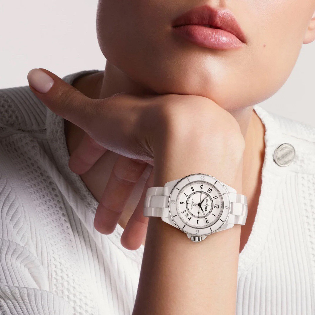 샤넬 J12 화이트 세라믹 스틸 오토매틱 38mm