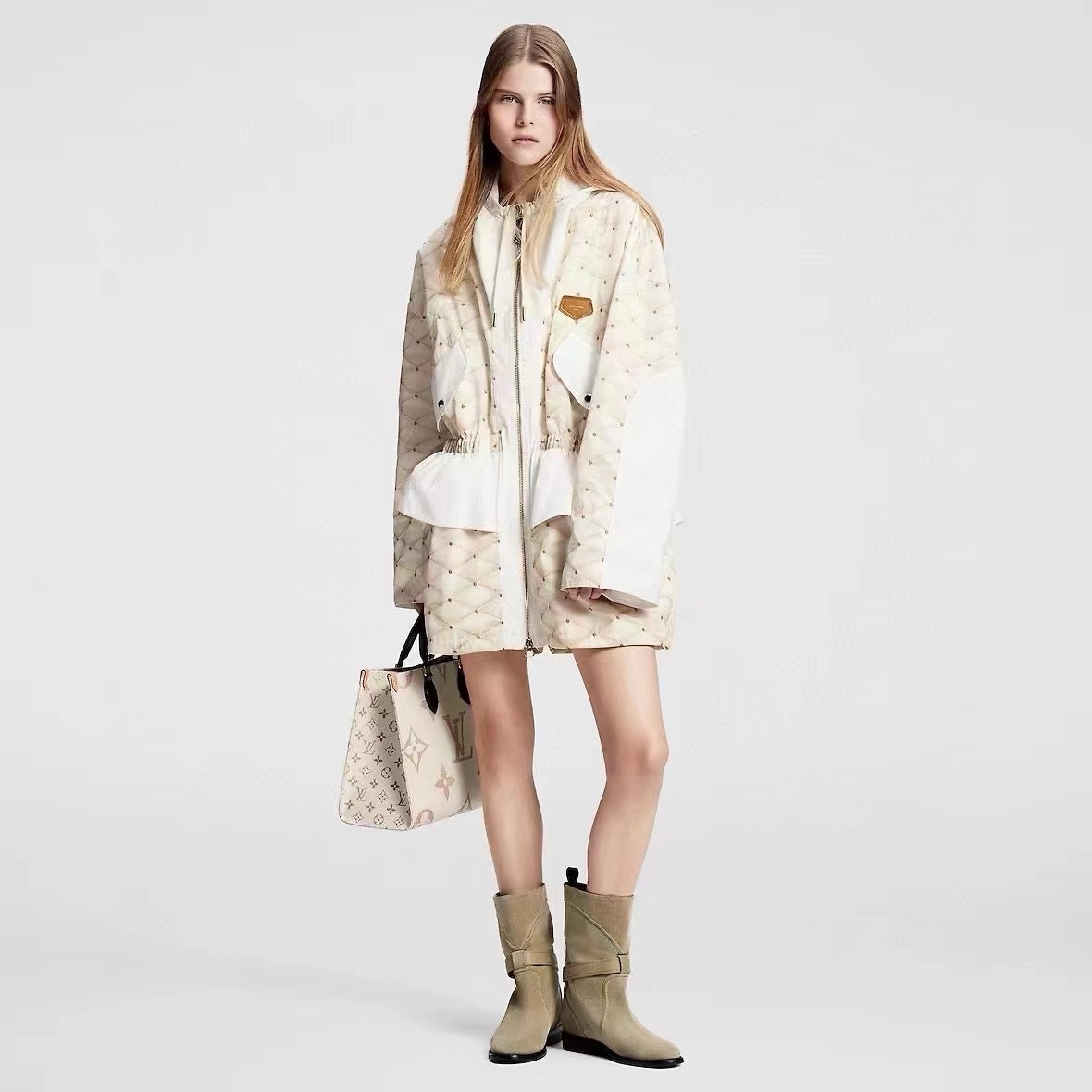 루이비통 3D Malletage Print Parka
