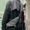 프라다 리나일론 및 가죽 숄더백