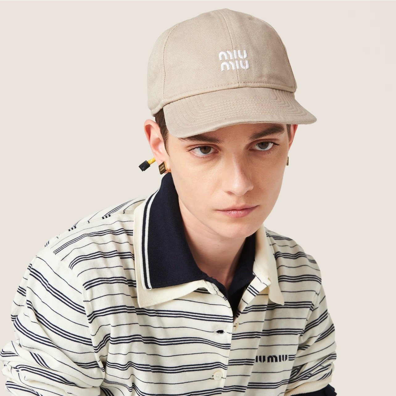미우미우 Denim baseball cap