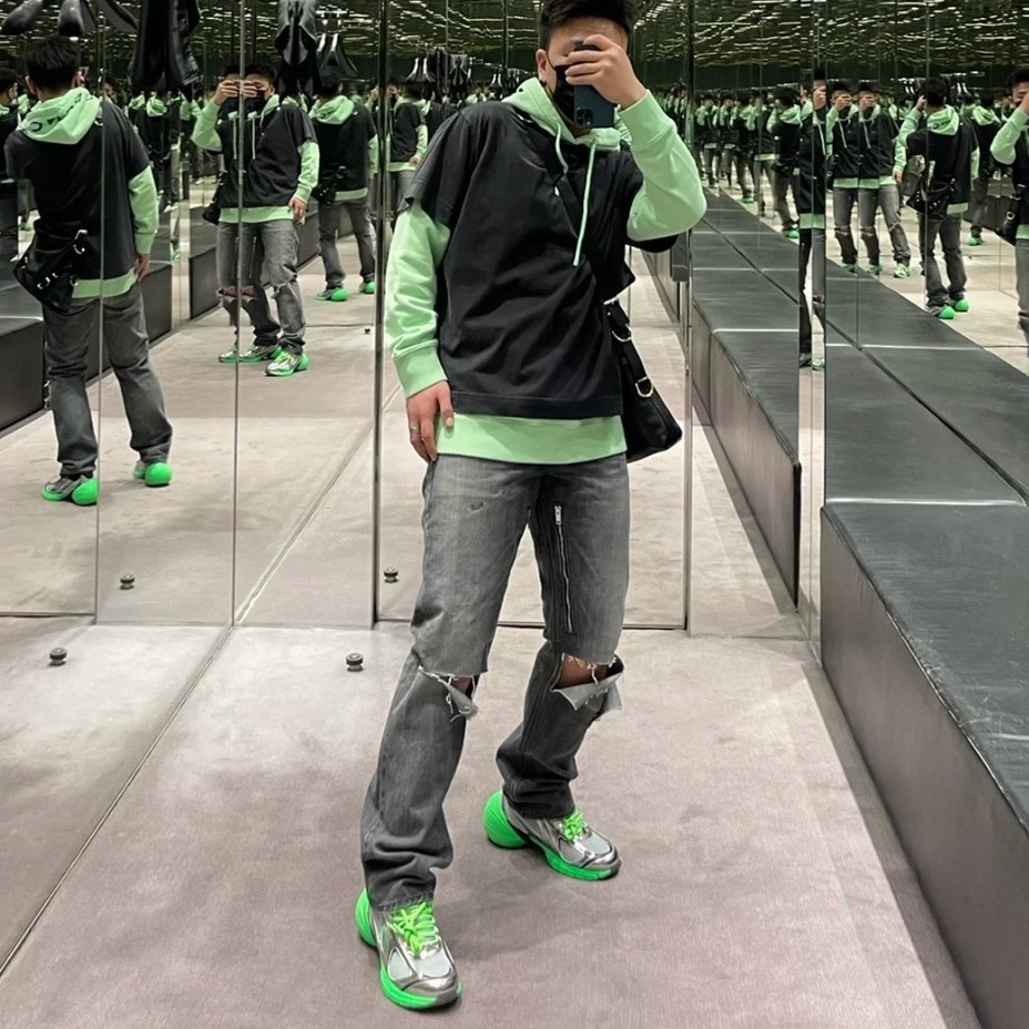 지방시 데님 진