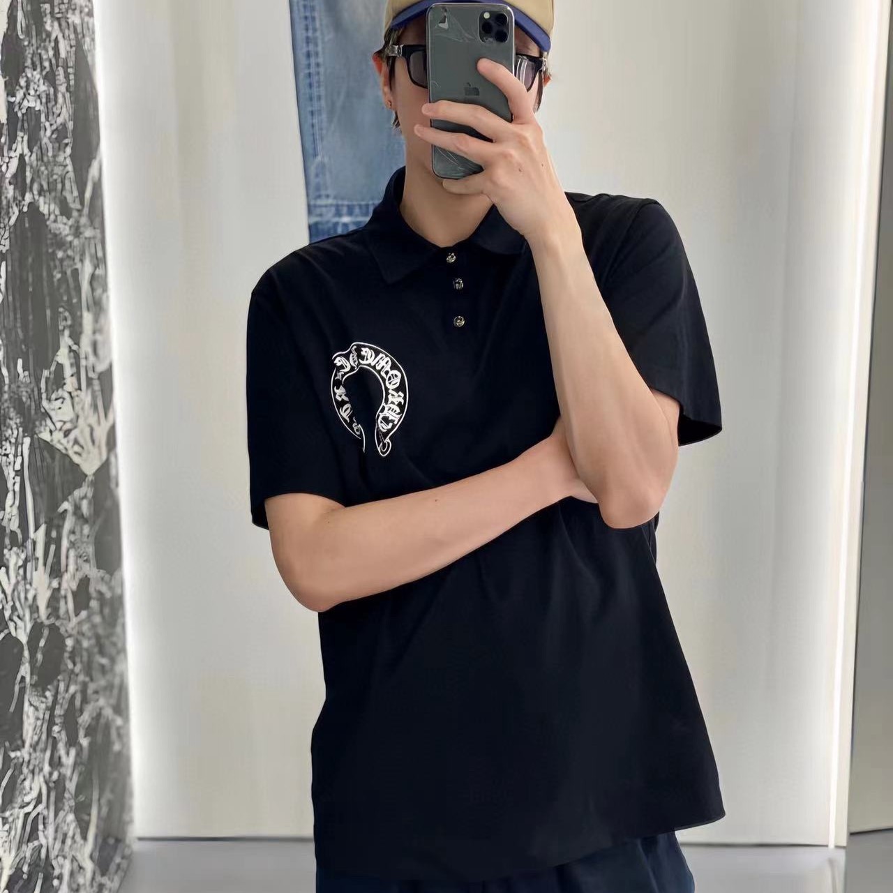 크롬하츠 폴로 티셔츠
