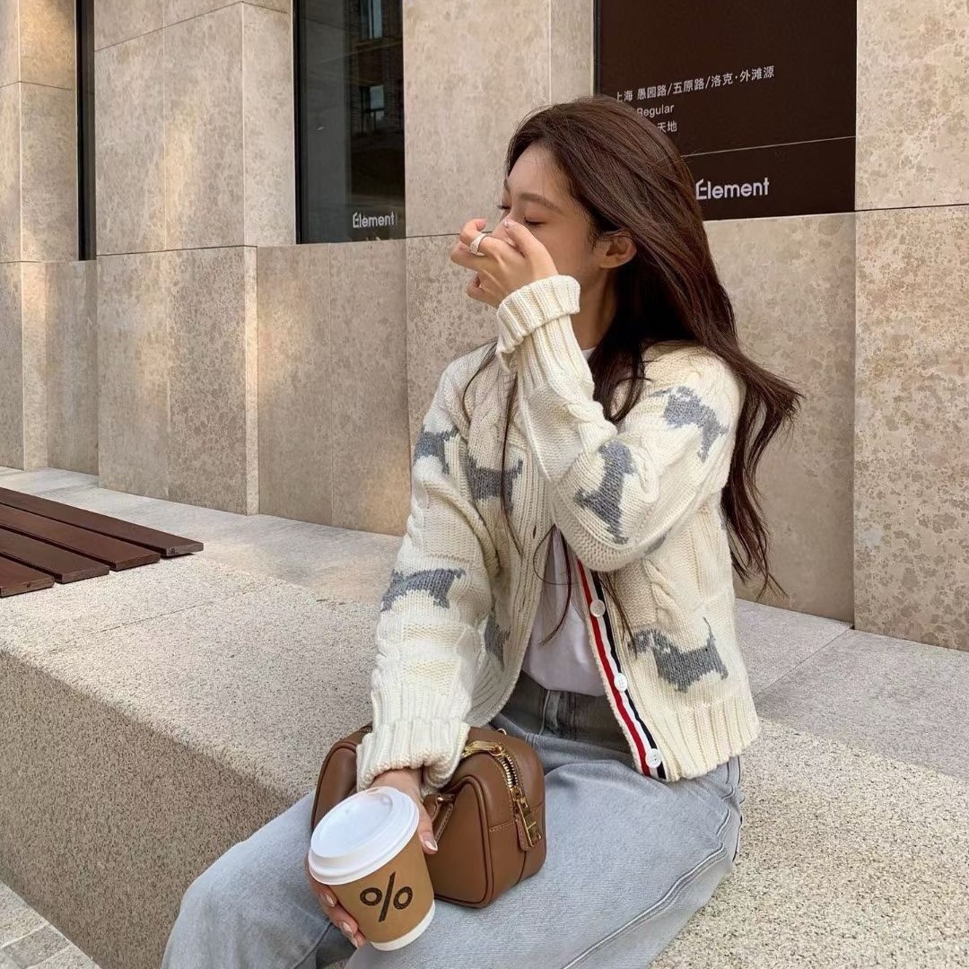 톰브라운 가디건