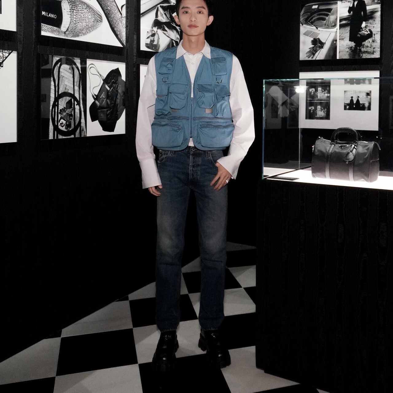 프라다 5포켓 데님 진