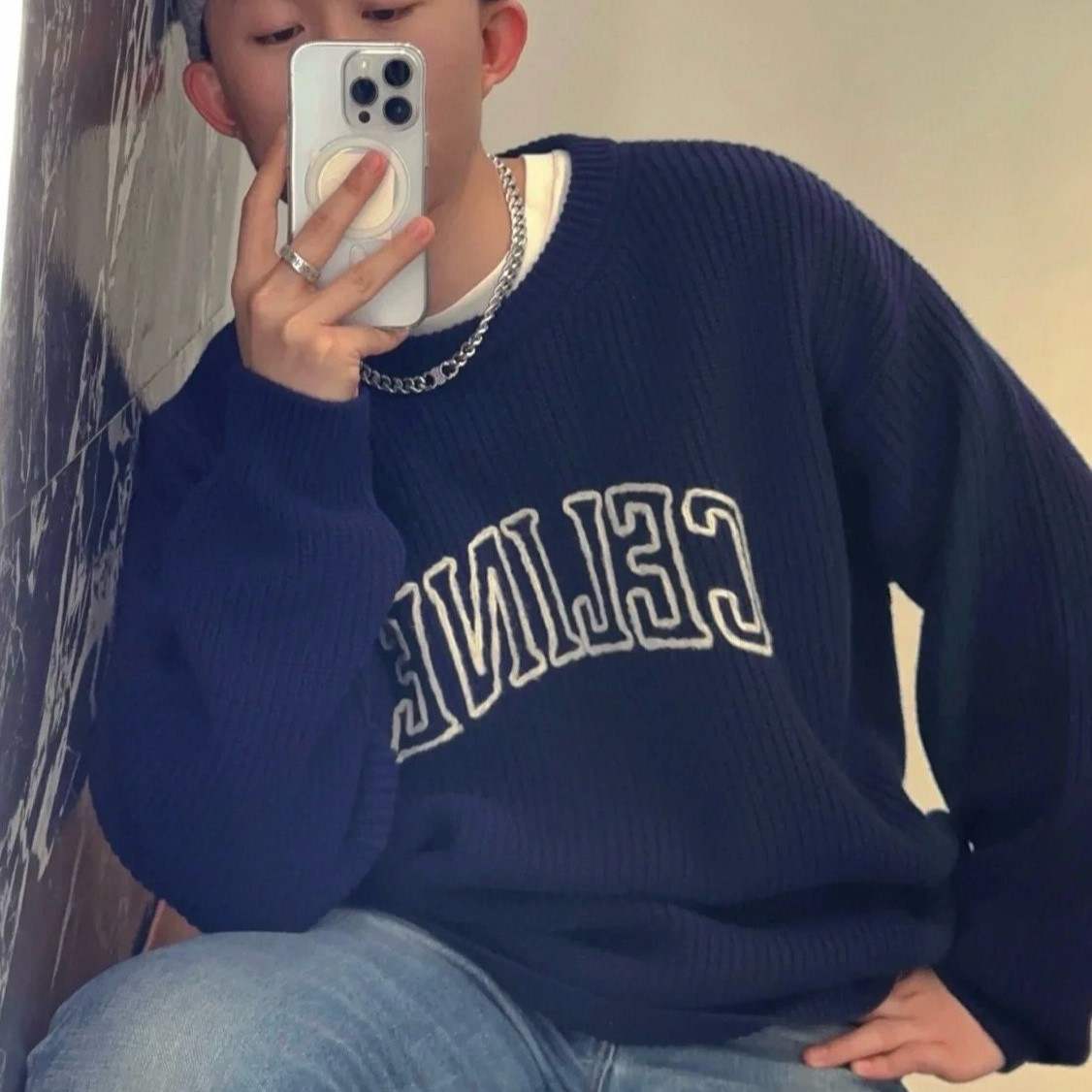셀린느 루즈 스웨트셔츠