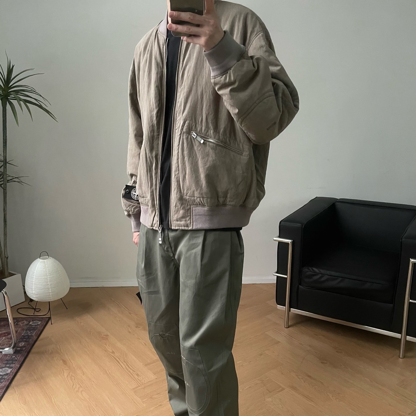 디올 스톤아일랜드 블루종 자켓