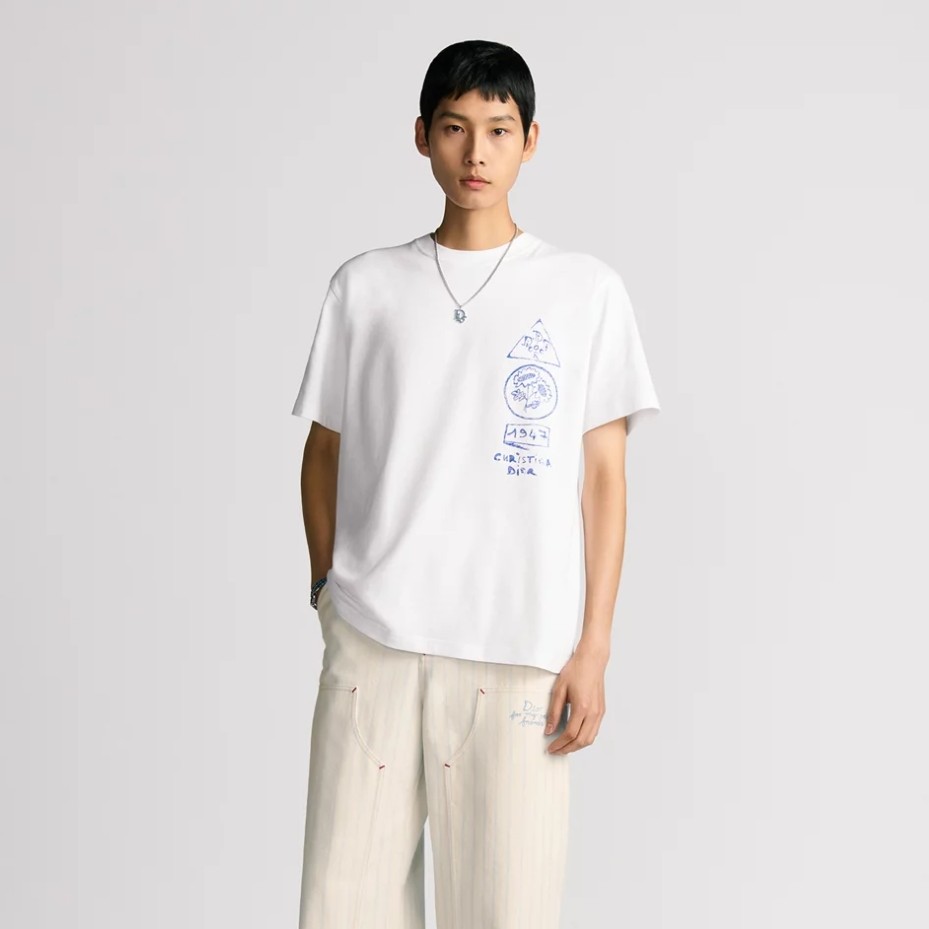 디올 AND HYLTON NEL 티셔츠, 캐주얼 핏