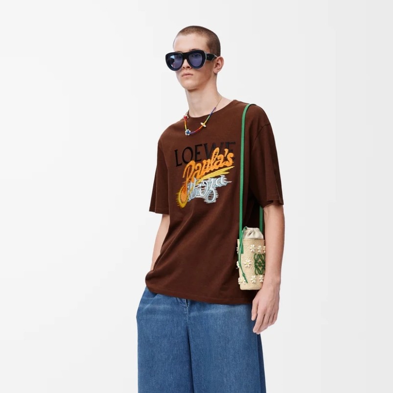 로에베 Loose fit T-shirt in cotton