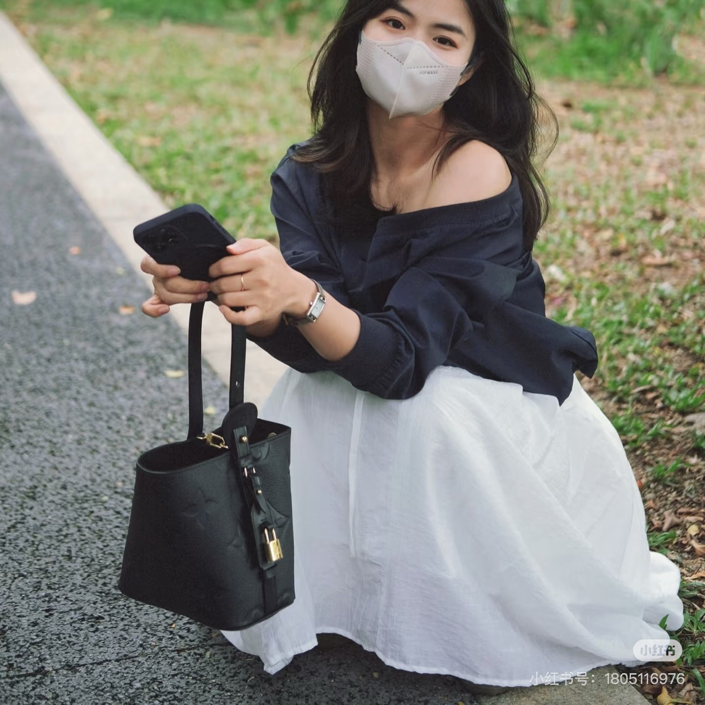 루이비통 올인 bb 숄더백