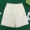 구찌 Linen blend GG canvas shorts