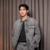 프라다 Denim Blouson Jacket Gray