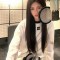 미우미우 롱 슬리브 코튼 저지 티셔츠