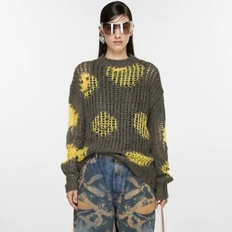 아크네 mohair jumper