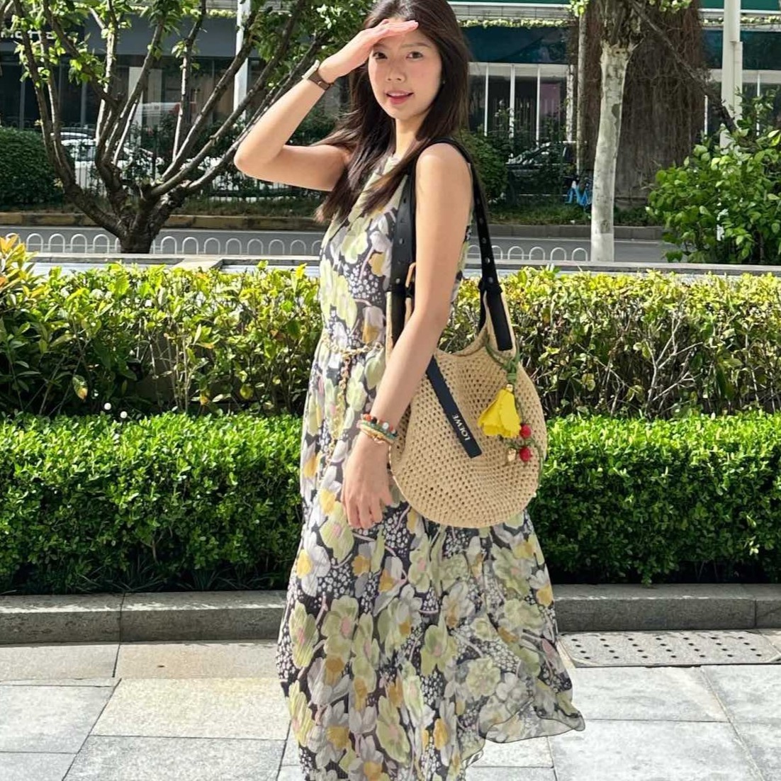 로에베 Small Punch Hole hobo bag