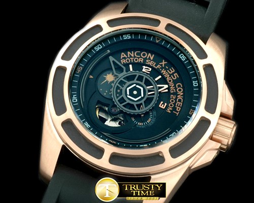 ancon X35 Concept II RG/RU Black Jap Miyota -ANC001