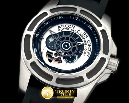 ancon X35 Concept II SS/RU Black Jap Miyota -ANC002