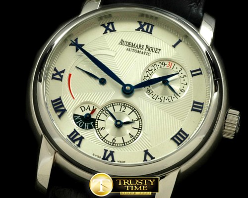 오데마피게 Jules Audemars Reserve/Duo Time SS/LE White Asian 23J -AP0185