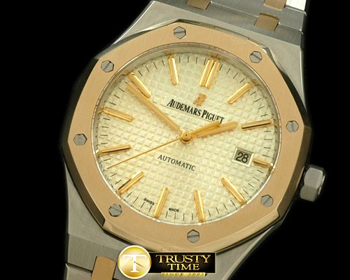 오데마피게 Royal Oak 15400 SS/YG White Swiss 2824 -AP0189A